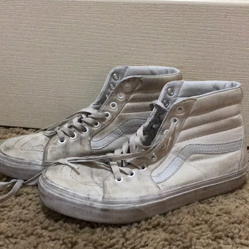 White high top vans